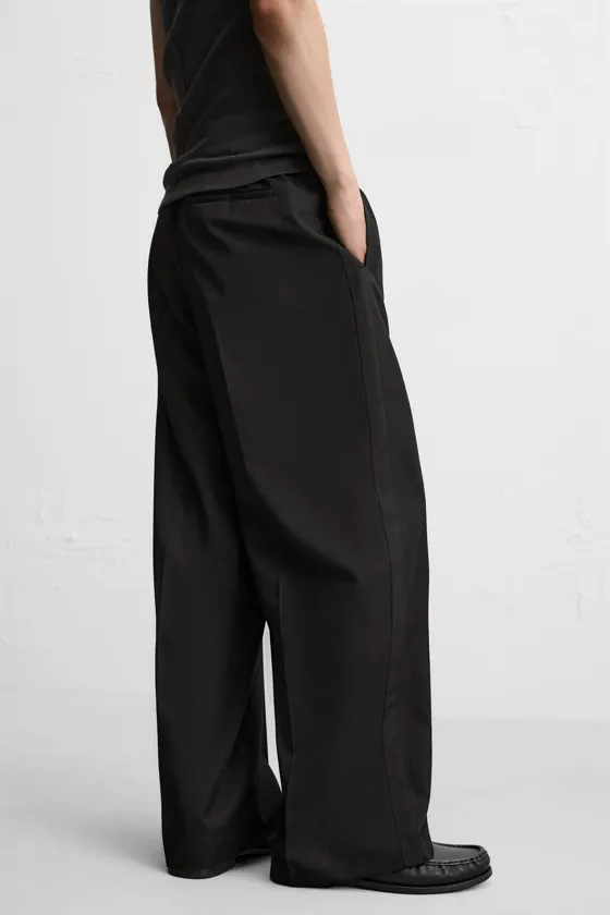 БРЮКИ RELAXED FIT С ЛАМПАСАМИ