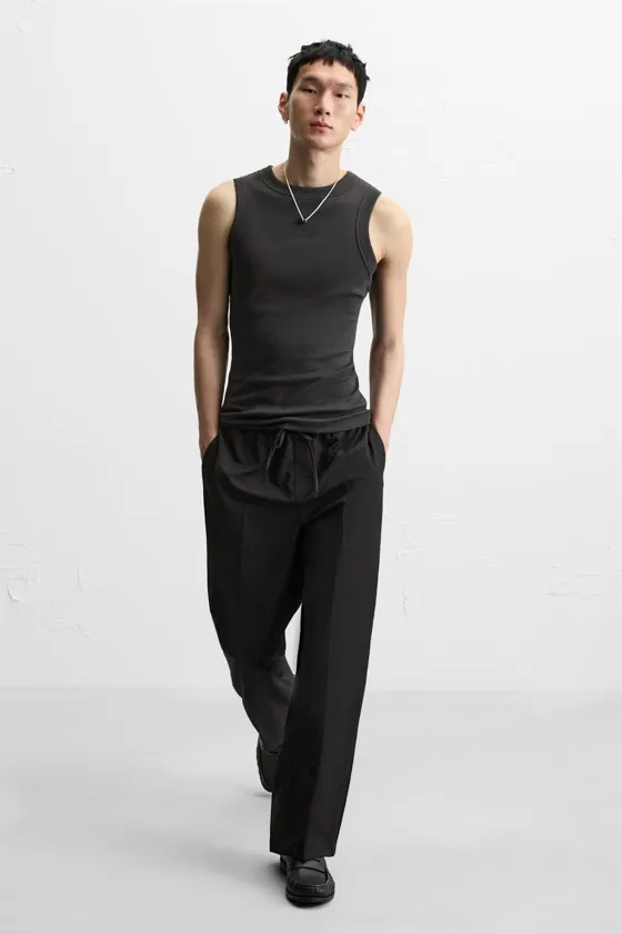 БРЮКИ RELAXED FIT С ЛАМПАСАМИ