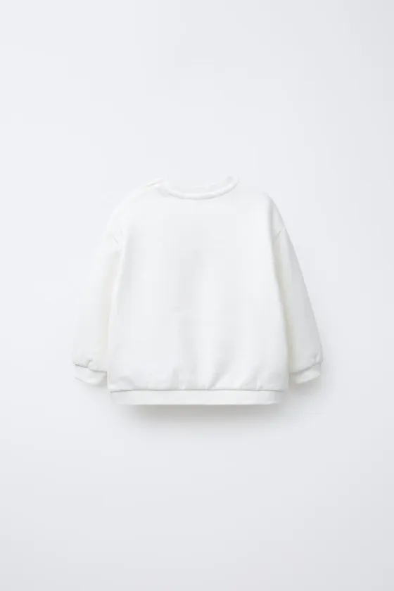 Свитшот с пальмовым деревом из футера