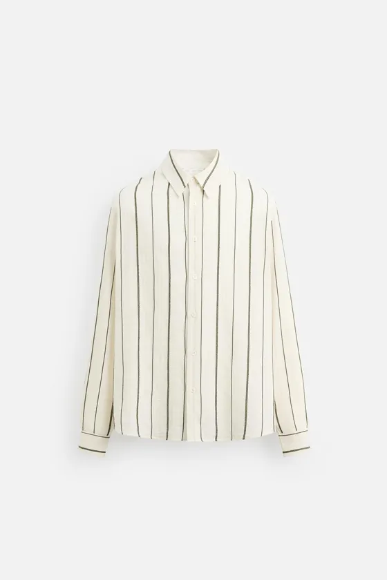 РУБАШКА JACQUARD В ПОЛОСКУ