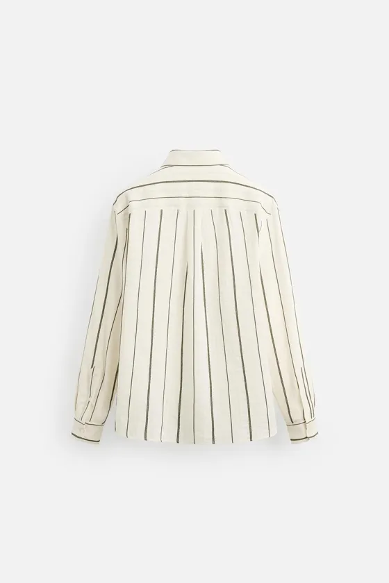 РУБАШКА JACQUARD В ПОЛОСКУ