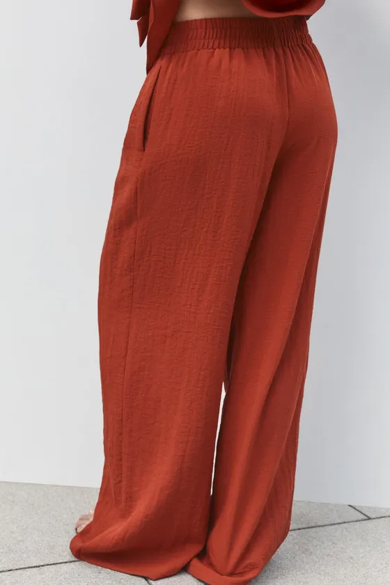 БРЮКИ WIDE-LEG В СТИЛЕ РУСТИК