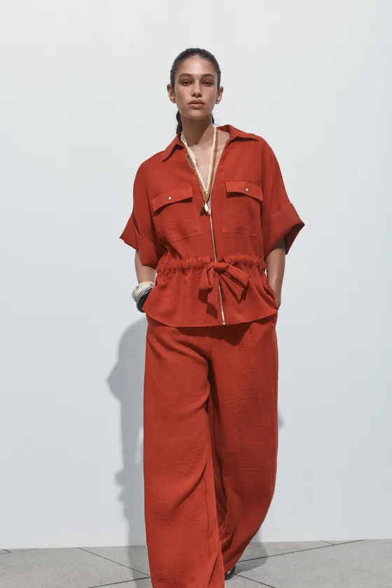 БРЮКИ WIDE-LEG В СТИЛЕ РУСТИК
