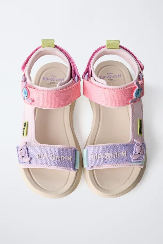 Sandalias técnicas lilo & stitch © disney de zara