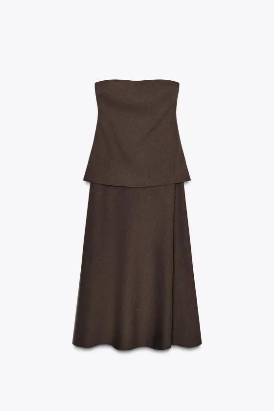 ПЛАТЬЕ БЕЗ БРЕТЕЛЕЙ — ZW COLLECTION
