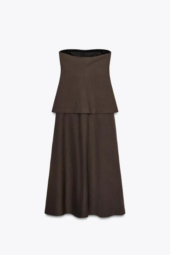 ПЛАТЬЕ БЕЗ БРЕТЕЛЕЙ — ZW COLLECTION