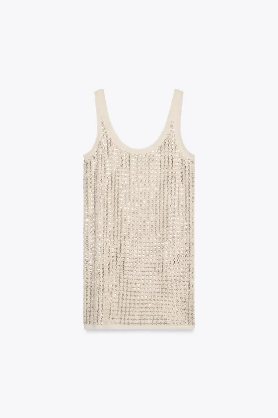 КОРОТКОЕ ПЛАТЬЕ С ПАЙЕТКАМИ — ZW COLLECTION