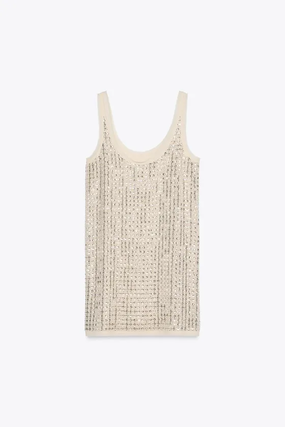 КОРОТКОЕ ПЛАТЬЕ С ПАЙЕТКАМИ — ZW COLLECTION