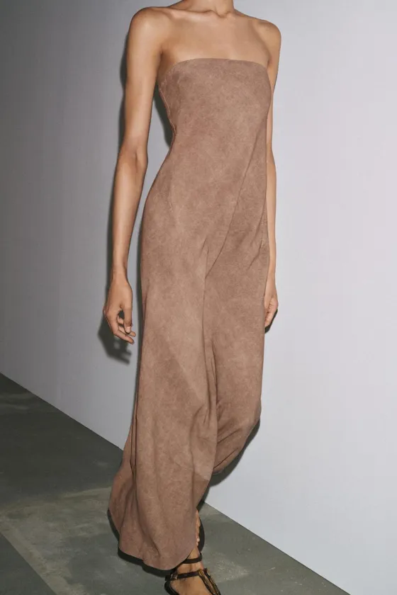 ПЛАТЬЕ ИЗ РЕЛЬЕФНОЙ ТКАНИ — ZW COLLECTION
