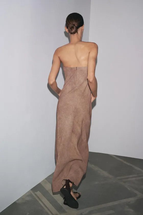 ПЛАТЬЕ ИЗ РЕЛЬЕФНОЙ ТКАНИ — ZW COLLECTION
