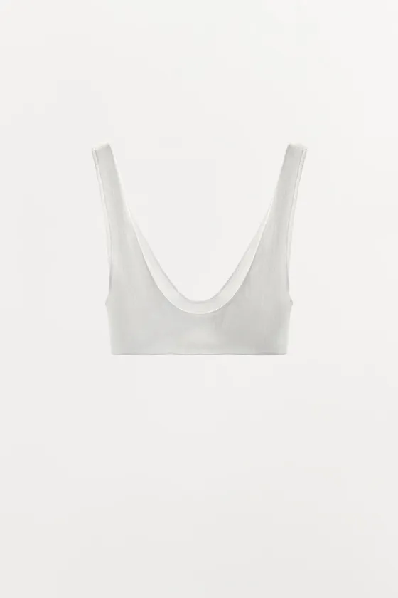 ПЕРФОРИРОВАННЫЙ БРАЛЕТТ С АТЛАСНЫМ БАНТИКОМ