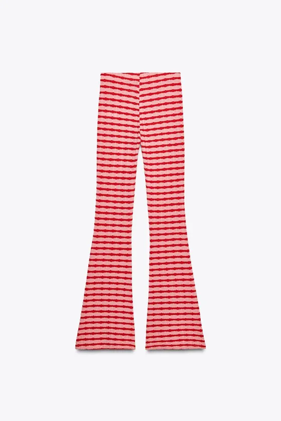 ЖАККАРДОВЫЕ БРЮКИ FLARE