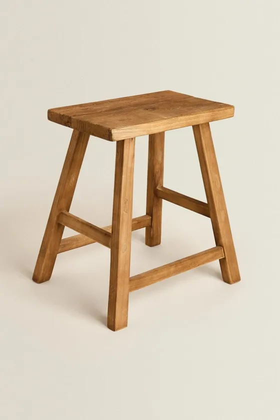 Taburet elk wood