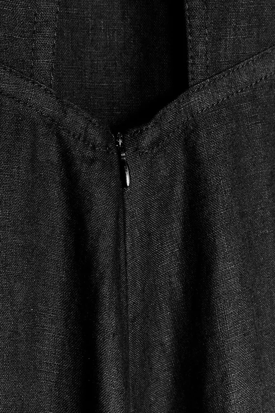 ПЛАТЬЕ МИДИ ИЗ 100% ЛЬНА — ZW COLLECTION