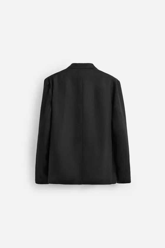КОСТЮМНЫЙ БЛЕЙЗЕР RELAXED FIT ИЗ 100% ЛЬНА