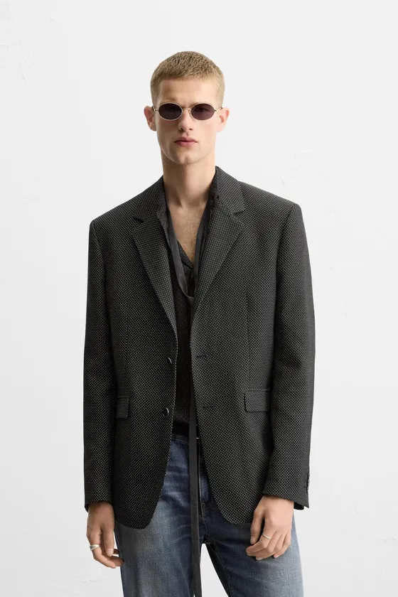 БЛЕЙЗЕР JACQUARD В ГОРОШЕК - LIMITED EDITION