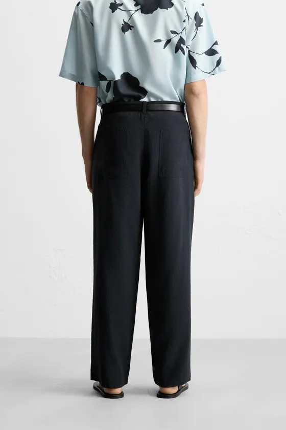 БРЮКИ RELAXED FIT СО СКЛАДКАМИ