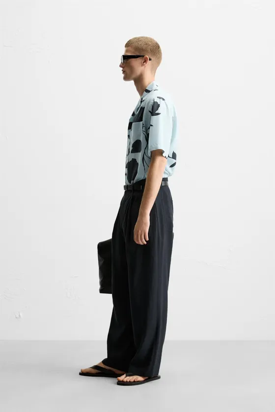 БРЮКИ RELAXED FIT СО СКЛАДКАМИ
