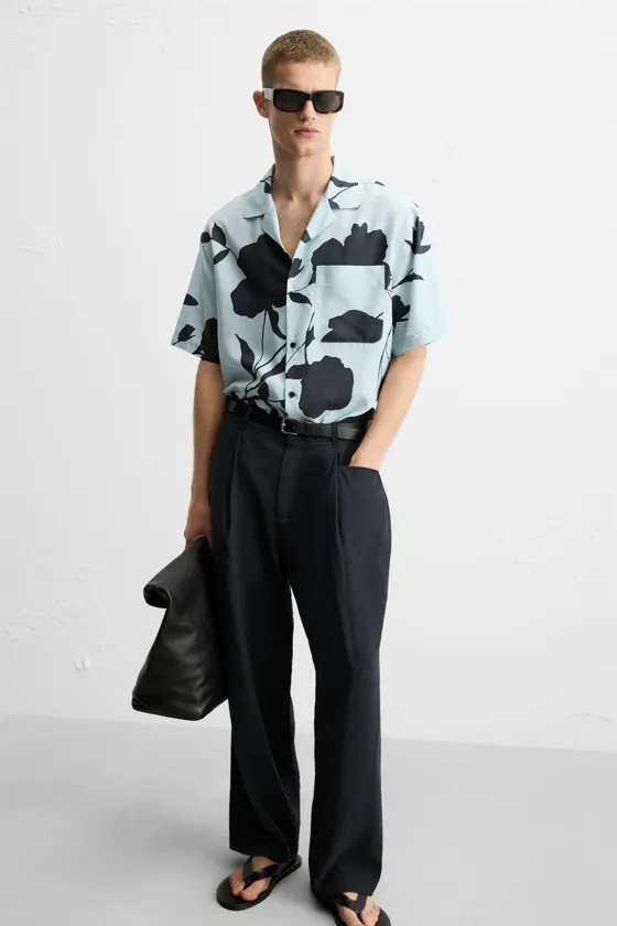 БРЮКИ RELAXED FIT СО СКЛАДКАМИ