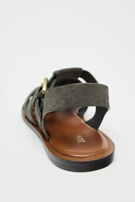 ЗАМШЕВЫЕ САНДАЛИИ