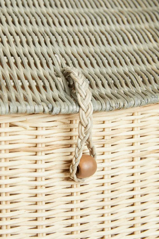 Детская корзина из ротанга для игрушек
