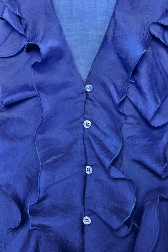 БЛУЗА С ВОЛАНАМИ — ZW COLLECTION