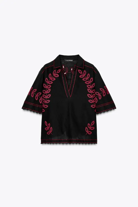 ТОП С ВЫШИВКОЙ — ZW COLLECTION