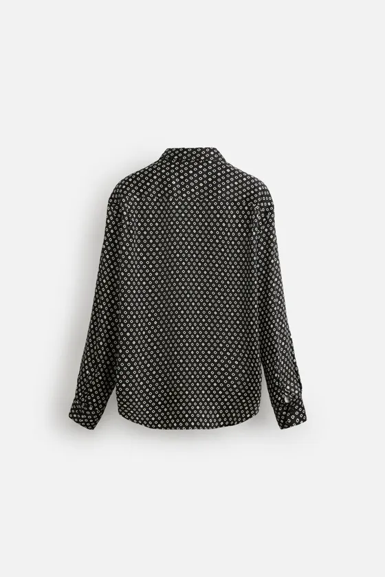 РУБАШКА С ГЕОМЕТРИЧЕСКИМ ПРИНТОМ — LIMITED EDITION