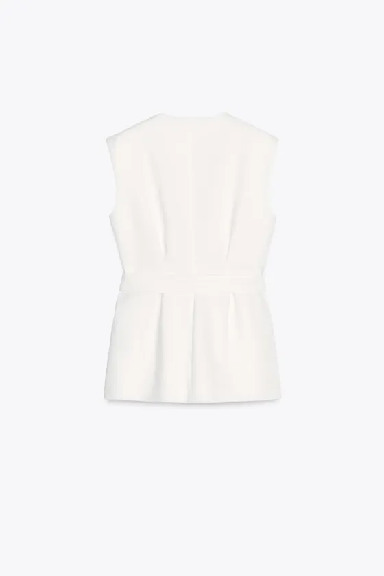 ЖИЛЕТ С ПОЯСОМ — ZW COLLECTION