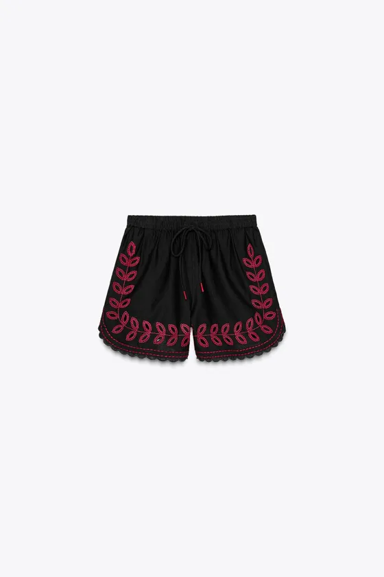 ШОРТЫ С ВЫШИВКОЙ — ZW COLLECTION