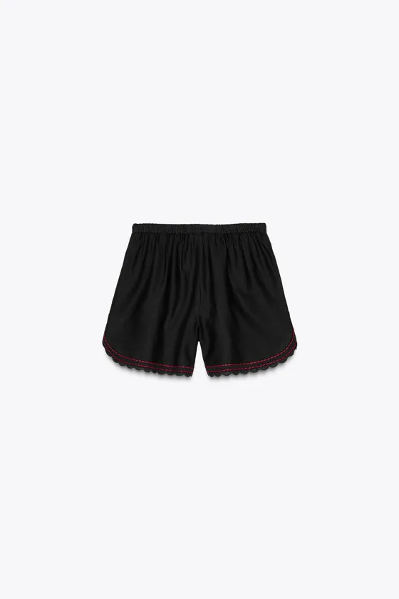 ШОРТЫ С ВЫШИВКОЙ — ZW COLLECTION