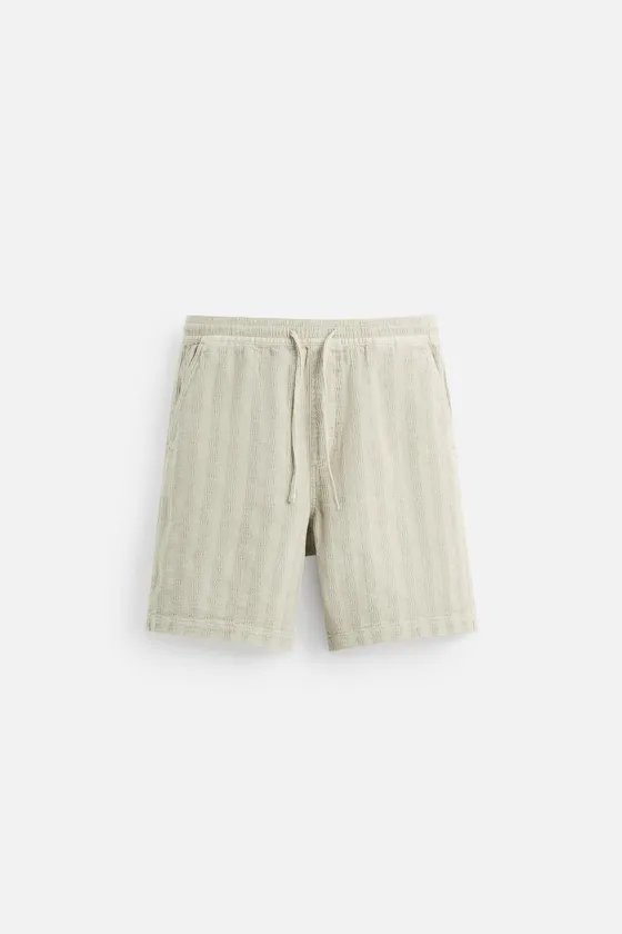 ШОРТЫ JACQUARD В ПОЛОСКУ