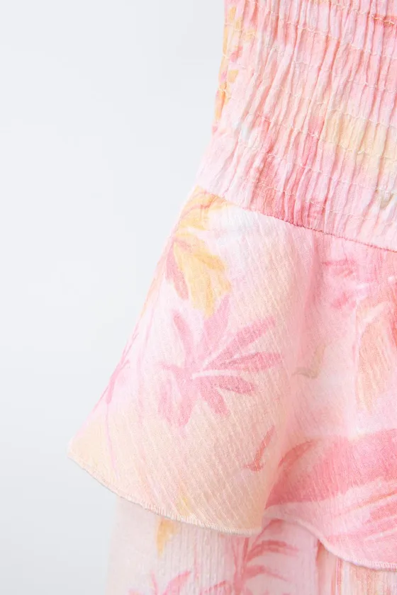 ЮБКА-ШОРТЫ С РЕЛЬЕФНЫМ УЗОРОМ «ПАЛЬМЫ»