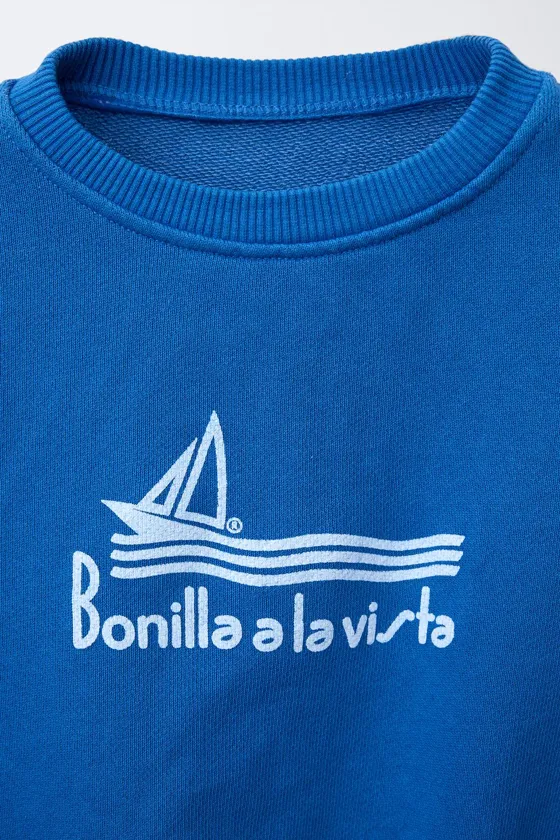 Толстовка с принтом bonilla a la vista ® x zara