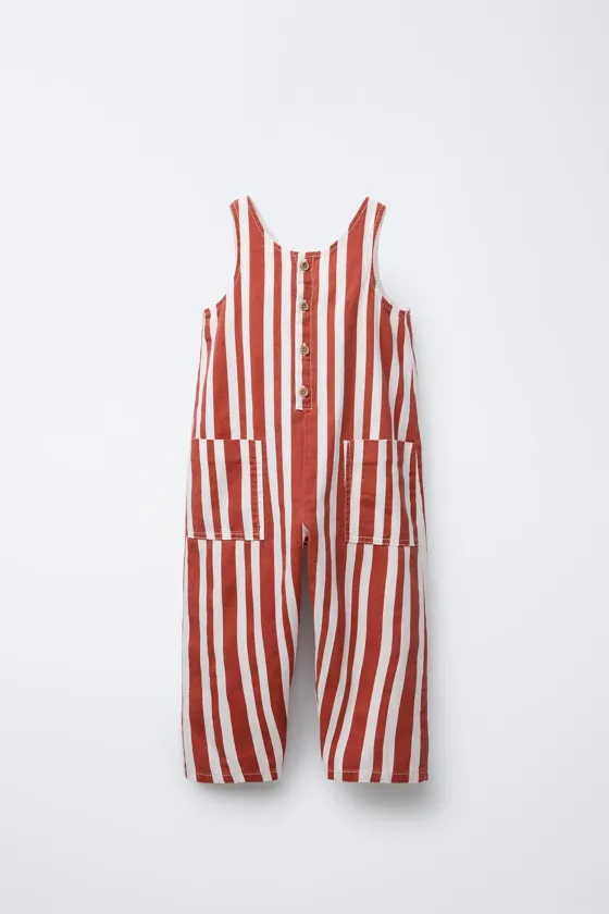 Длинные полосатые комбинезоны