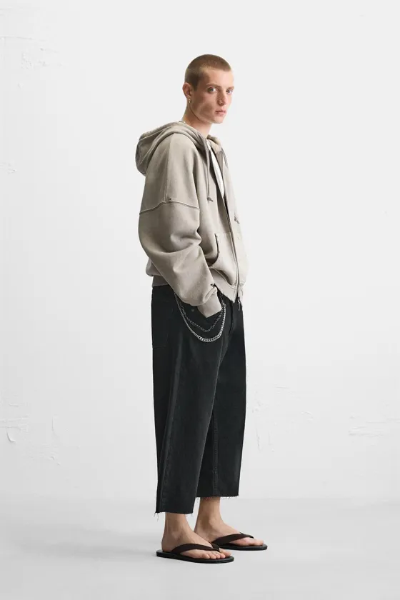ДЖИНСОВЫЕ ШОРТЫ RELAXED FIT WIDE-LEG