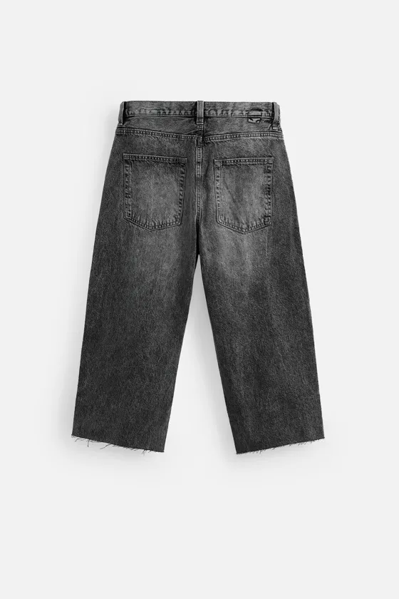ДЖИНСОВЫЕ ШОРТЫ RELAXED FIT WIDE-LEG