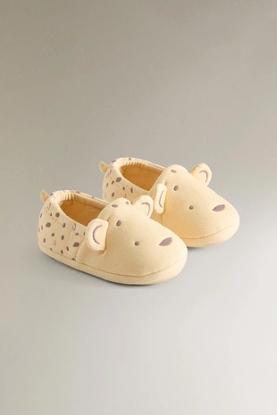 Детские тапочки с принтом гепарда- Заказать в России