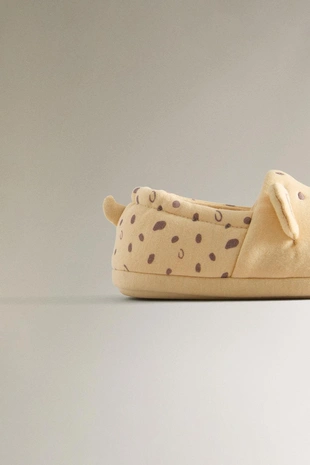 Детские тапочки с принтом гепарда- Заказать в России