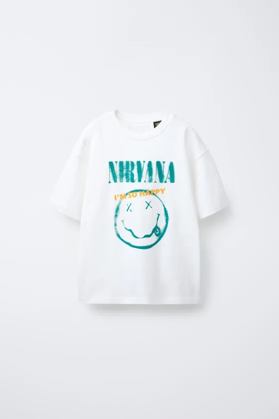 ФУТБОЛКА С ПРИНТОМ NIRVANA ®