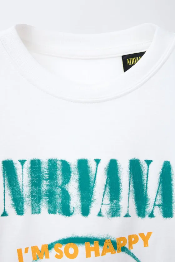 ФУТБОЛКА С ПРИНТОМ NIRVANA ®