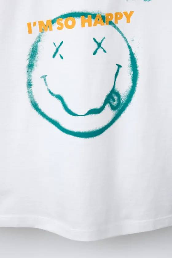 ФУТБОЛКА С ПРИНТОМ NIRVANA ®