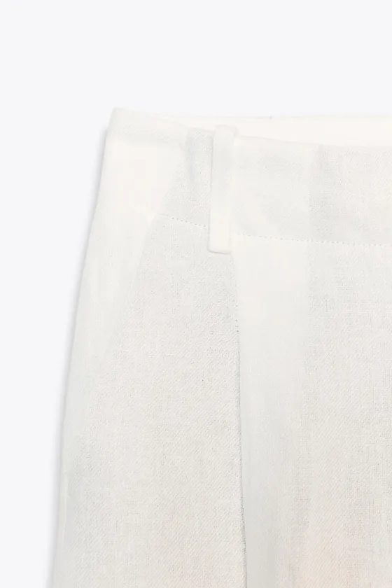 БРЮКИ ИЗ СМЕСОВОГО ЛЬНА — ZW COLLECTION
