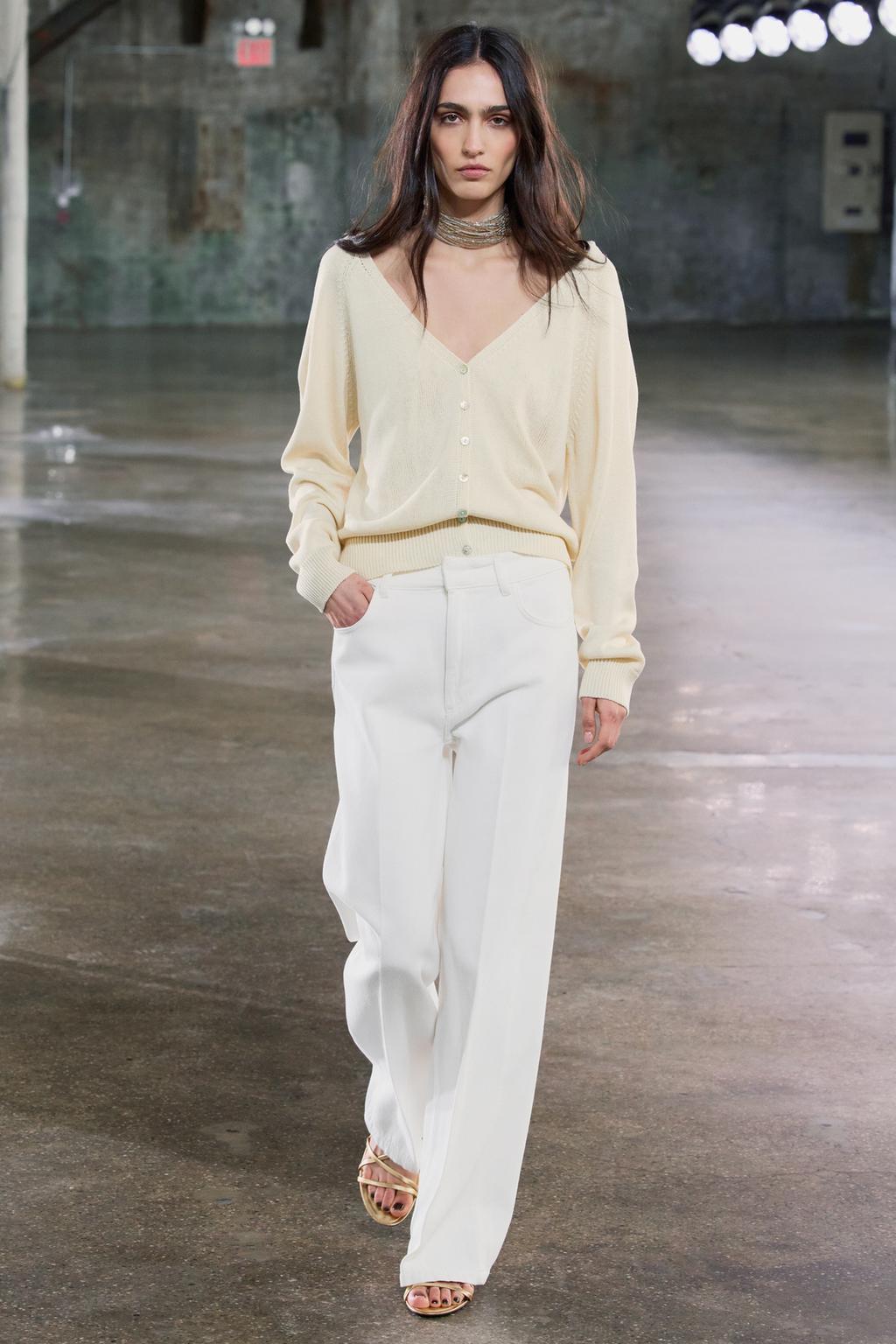 Zara Джинсы wide leg с высокой посадкой — zw collection - Цвет