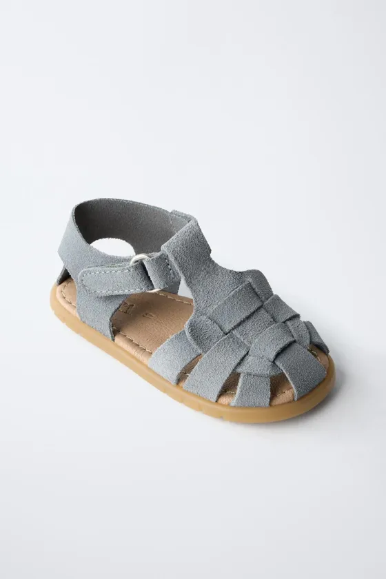 BAREFOOT САНДАЛИИ В КОЖАНУЮ КЛЕТКУ