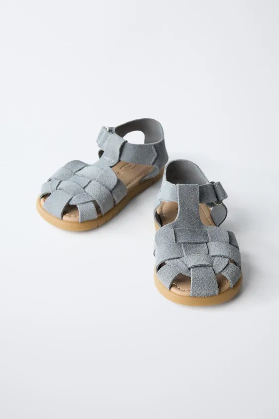 BAREFOOT САНДАЛИИ В КОЖАНУЮ КЛЕТКУ
