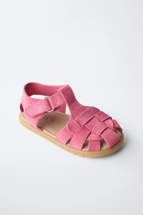 BAREFOOT САНДАЛИИ В КОЖАНУЮ КЛЕТКУ