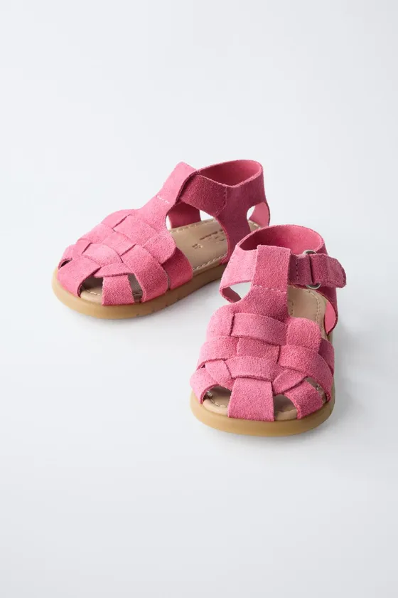 BAREFOOT САНДАЛИИ В КОЖАНУЮ КЛЕТКУ
