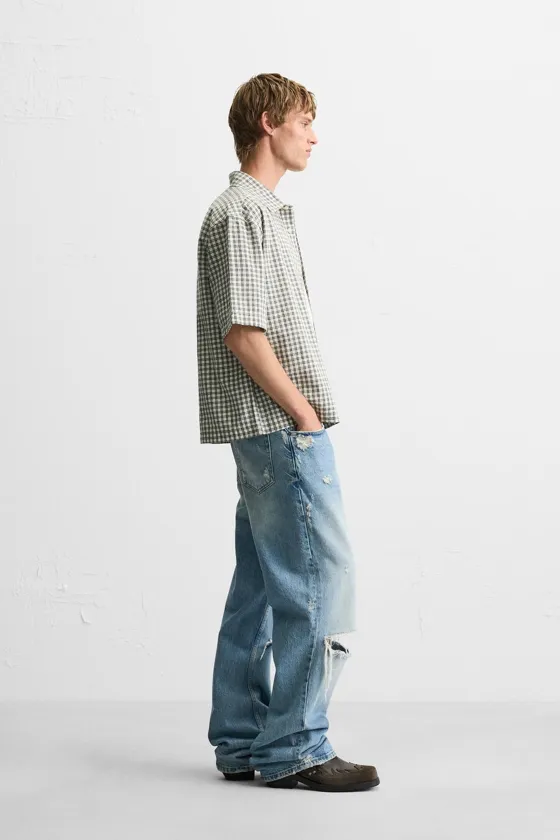 РУБАШКА BOXY FIT В КЛЕТКУ