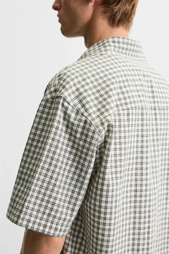 РУБАШКА BOXY FIT В КЛЕТКУ